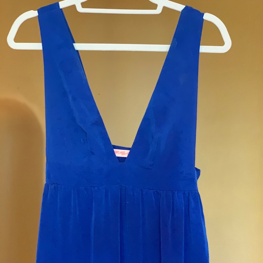 Royal blue maxi dress